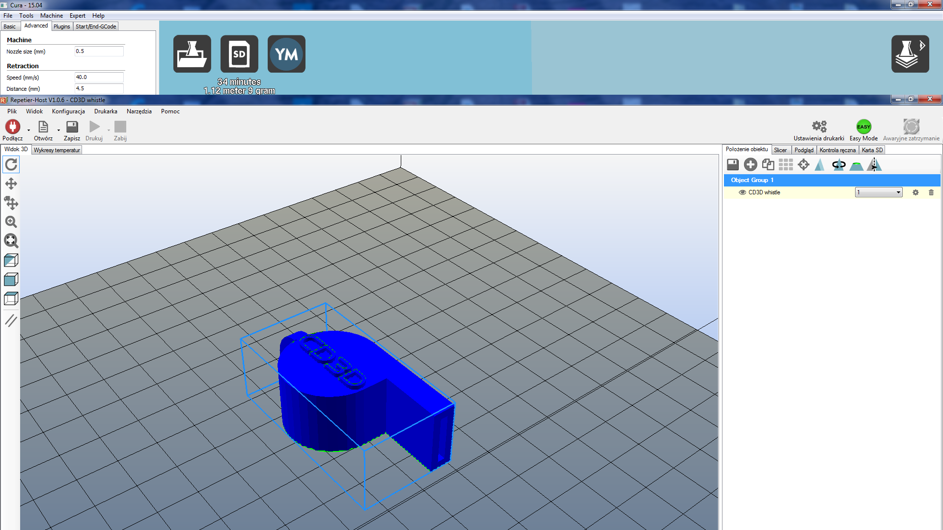 Настройка прошивки repetier для 3d принтера