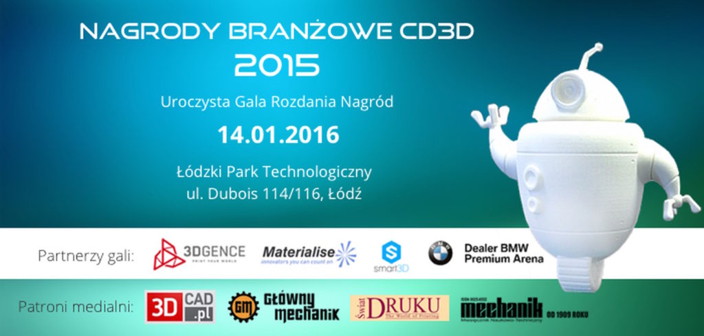 Już za tydzień! Gala rozdania Nagród Branżowych CD3D 2015