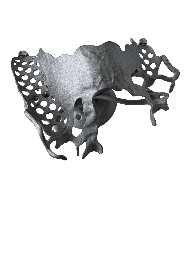 Metalowy odlew wykonany z wykorzystaniem żywicy Dental Cast