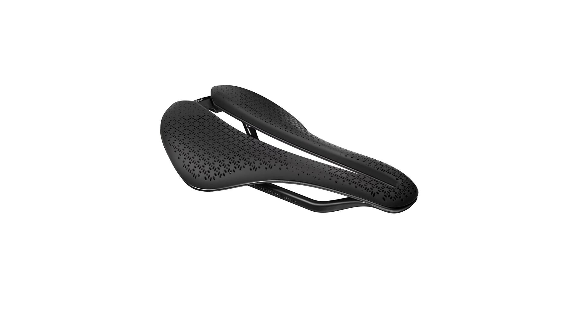 Siodełko rowerowe Trek Aeolus z technologią AirLoom, pokazujące innowacyjną, ażurową strukturę drukowaną w 3D.