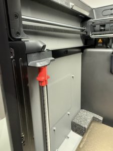 Zabezpieczenie transportowe osi Z w drukarce 3D Bambu Lab P2S