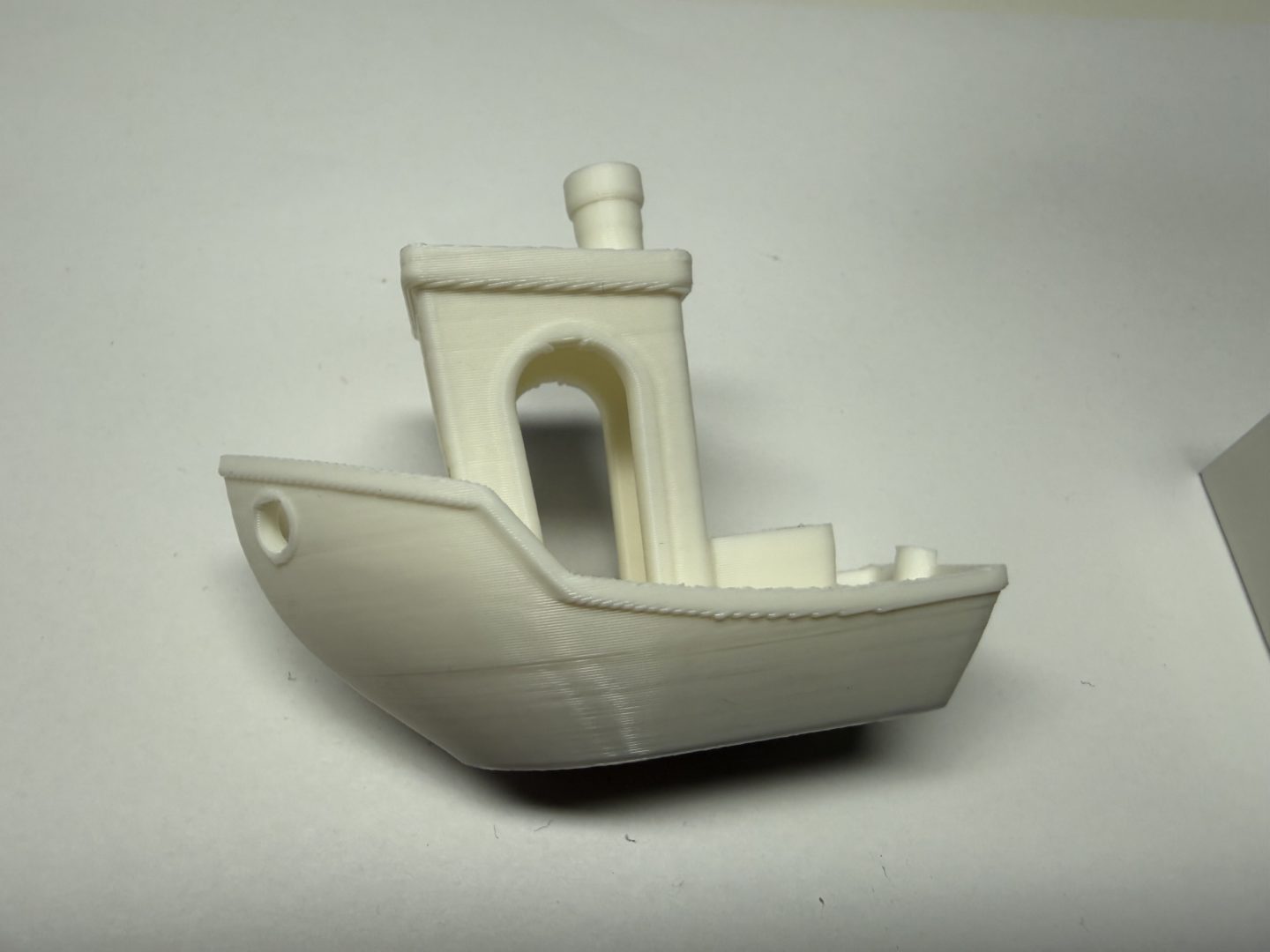 Testowy wydruk Benchy z filamentu ABS